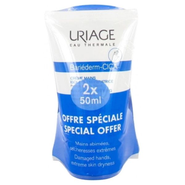 Uriage Bariederm Cr Mains 2X50Ml