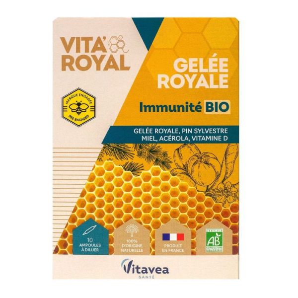 Vitaaposroyal Gele Royale Bte De 10 Ampoules