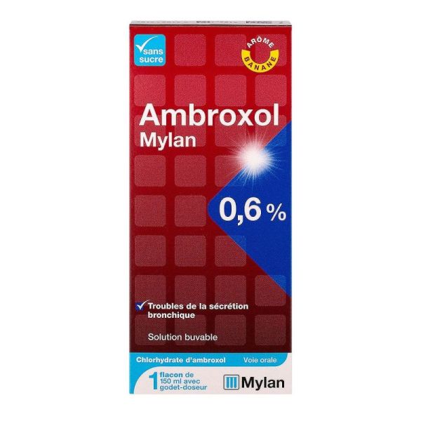 Ambroxol 0,6 Mylan Sol S/S 150Ml