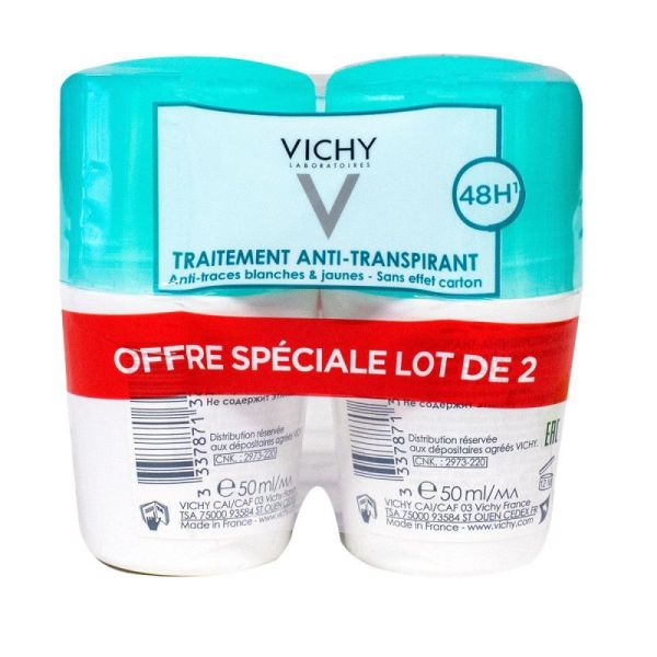 Vichy Deod A/Transp/Trace Bill2X50