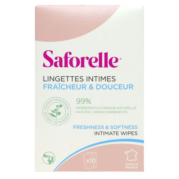 Saforelle Ling Intime Biodegrad Bt10