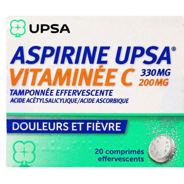 Aspirine Vit C Upsa Cpr Eff Sec 20