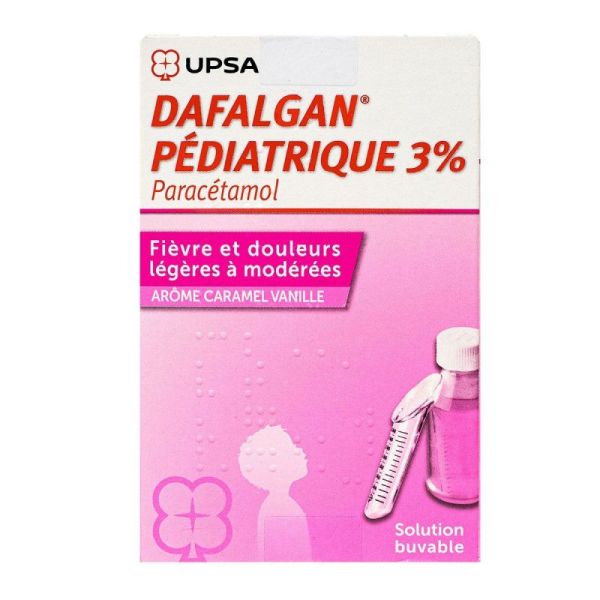 Dafalgan pédiatrique solution buvable 3% 90ml