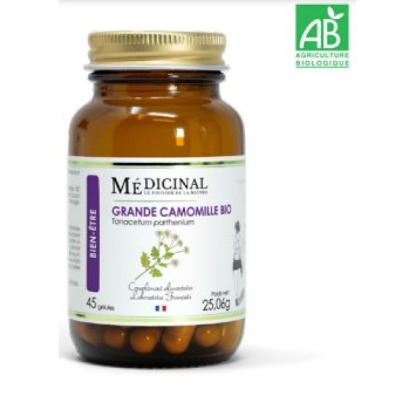 Medicinal grande camomille bio (45 gélules)