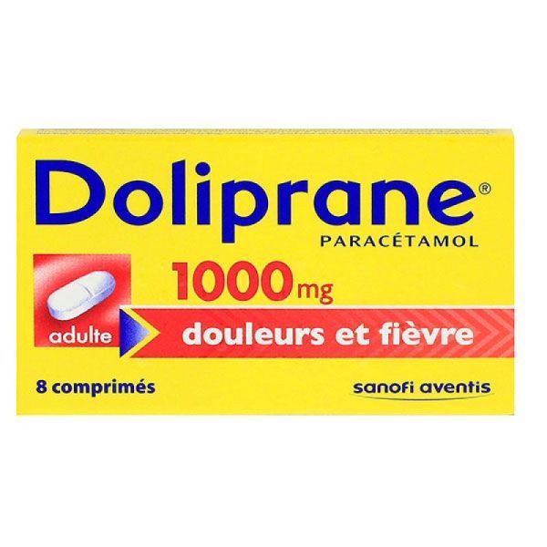 Doliprane 1000Mg Cpr 8