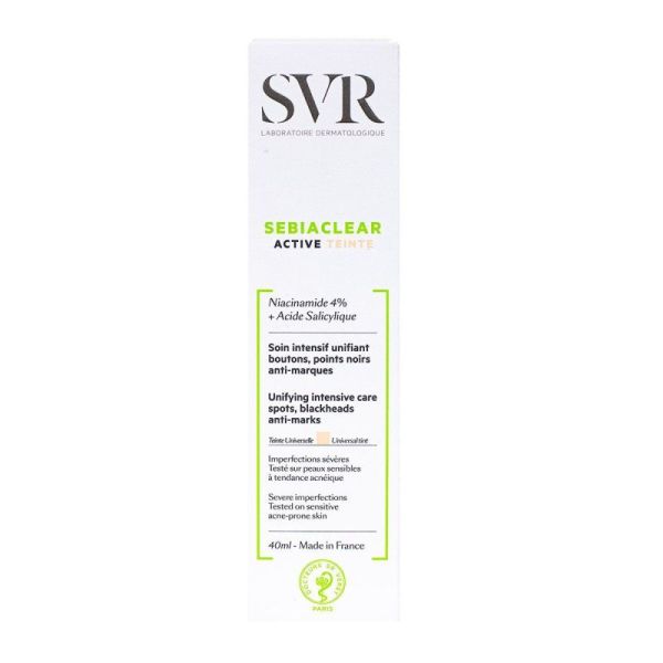 Svr Sebiaclear Cr Activ Teinte40Ml