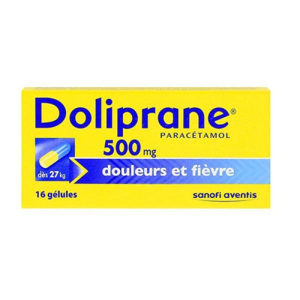 Doliprane 500Mg Gelule 16