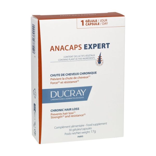 Ducray Complément alimentaire Chute de cheveux ANACAPS EXPERT