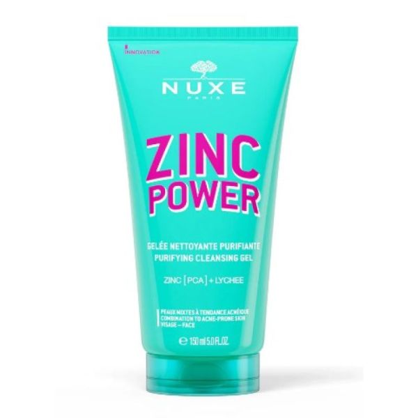 Nuxe ZINC POWER gelée nettoyante purifiante 150ml