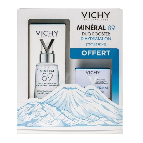 Coffret Mineral 89 texture riche 50ml et Aqualia Thermal 15ml