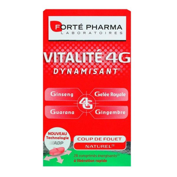 Vitalité 4G dynamisant 28 comprimés