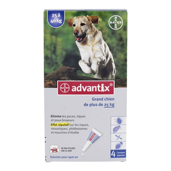 Advantix Gr/Chien Pipet 4Ml 4