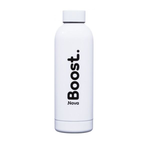 Novaboost Gourde Thermo Inox BLANC 500Ml