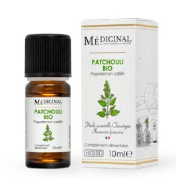 Medicinal Huile essentielle de patchouli bio (10 ml)