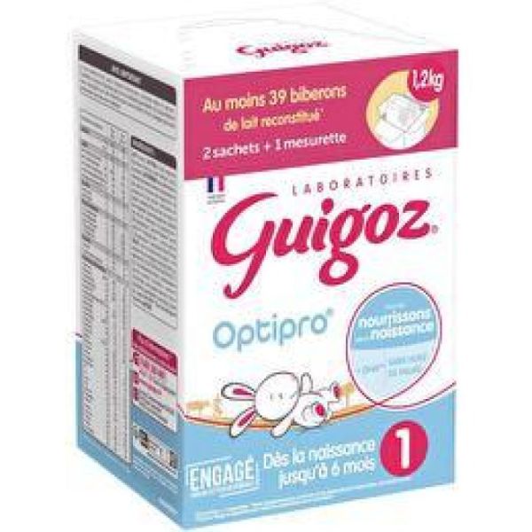 Guigoz Optipro 1 Bib 2X600G