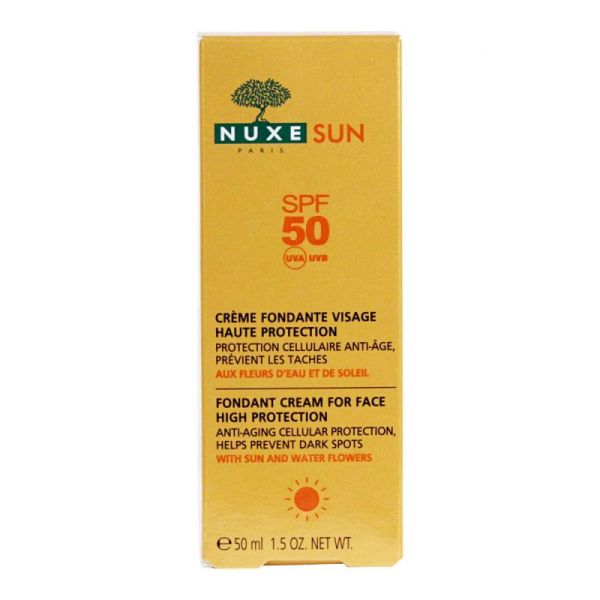 Nuxe Solaire Cr Fondante Vis Spf50