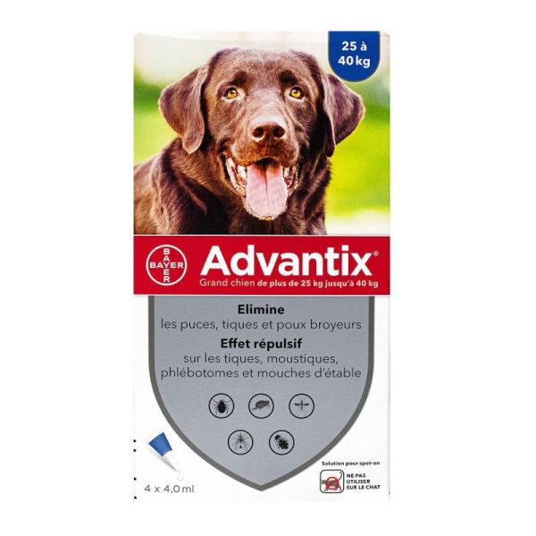 Advantix Gr/Chien Pipet 4Ml 4