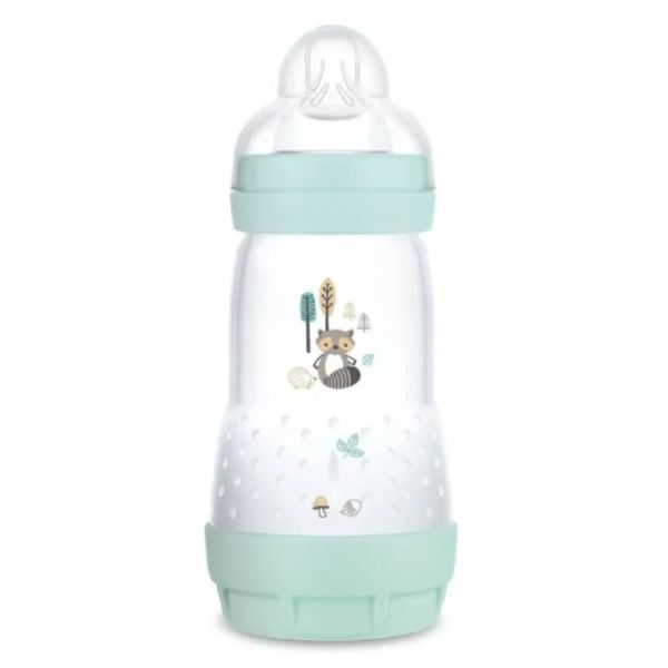 MAM Easy Start Biberon A-colique +2M Aqua débit 2 - 260ml