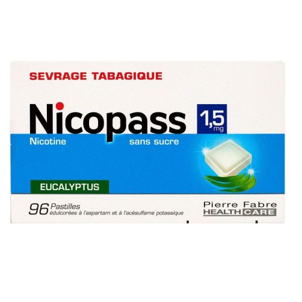 Nicopass 1,5Mg S/S Eucalyp Past 96