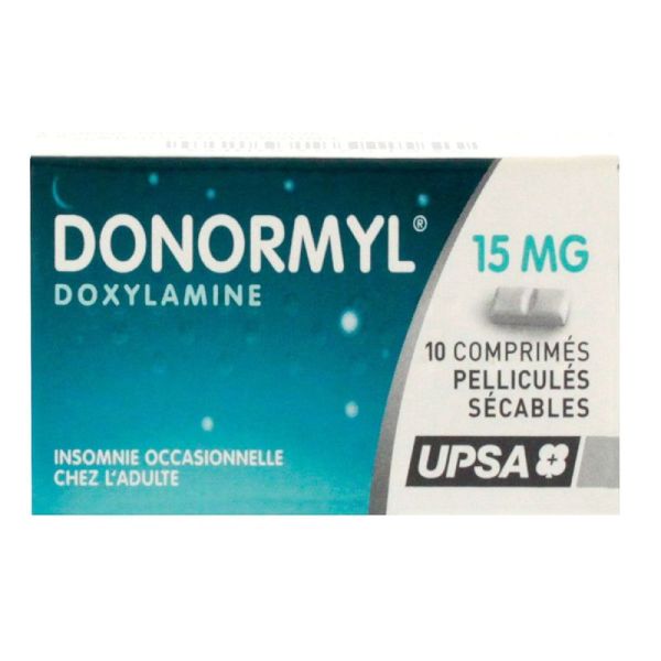 Donormyl 15Mg Cpr Secable 10