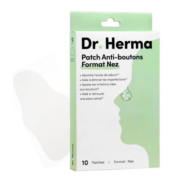 Dr.Herma patchs anti-boutons x10 NEZ