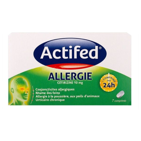 Actifed Allergie 10Mg Cpr 7