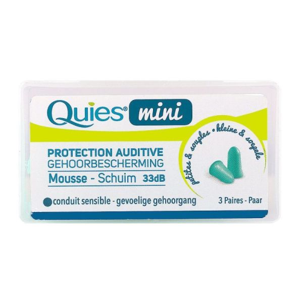 Quies Mini Prot Audit Mouss 3Paire