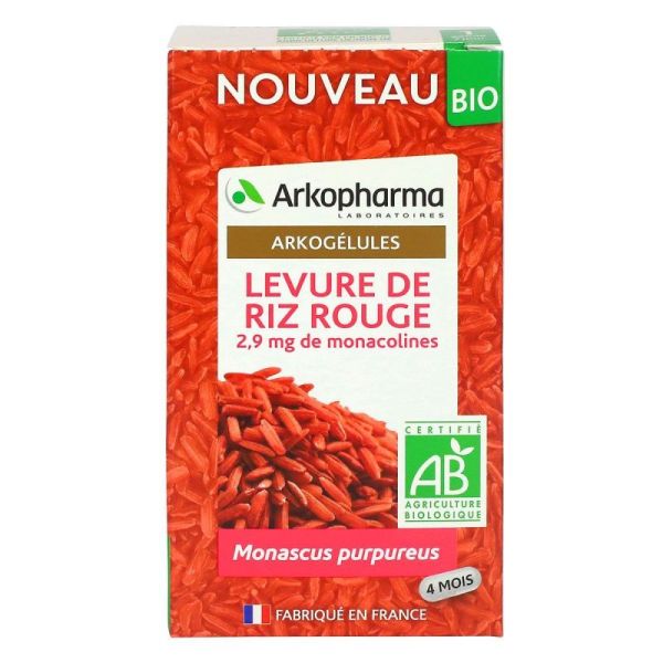 Arkogelules Levure De Riz Rge Bio 120 Gel