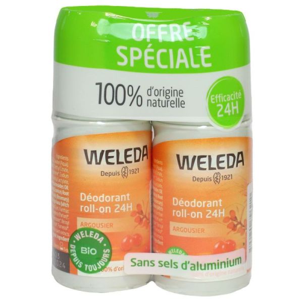 Weleda Deod24H Argousierrollon50X2