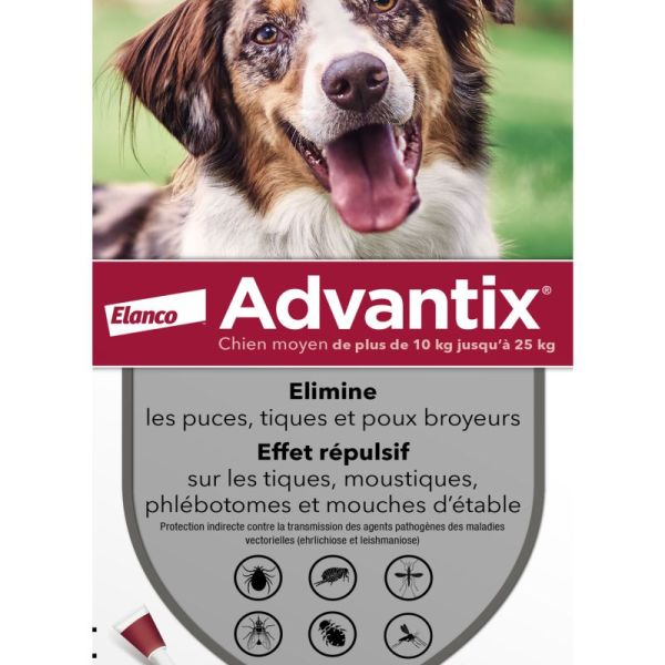 Advantix Moy Chien Pipet2,5Ml6