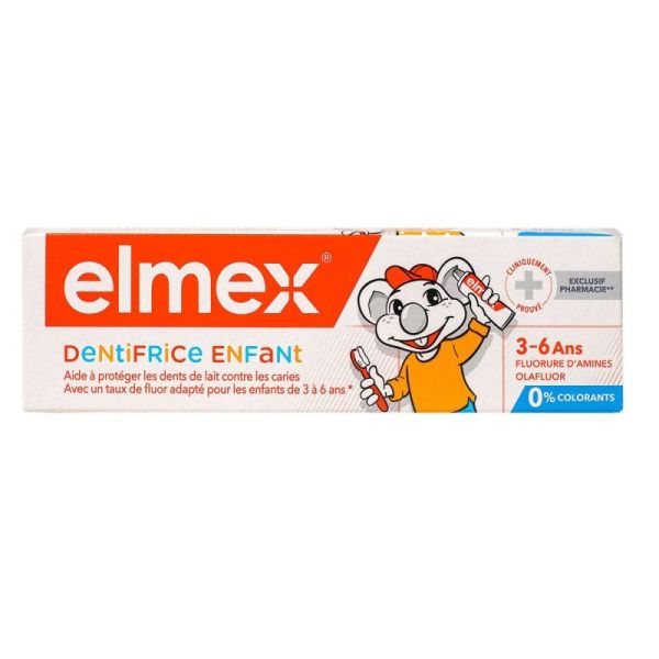 Elmex Enf Dent 3-6Ans Tb 50Ml