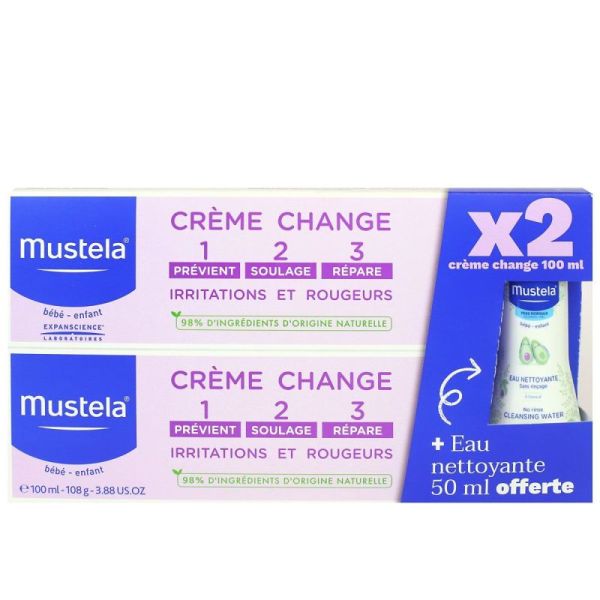 Mustela Cr Change 2X100Ml