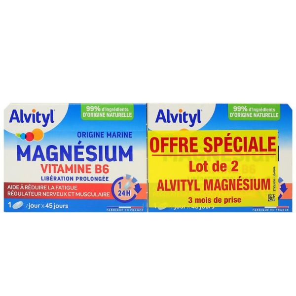 Alvityl Magnésium Vitamine B6 2x45