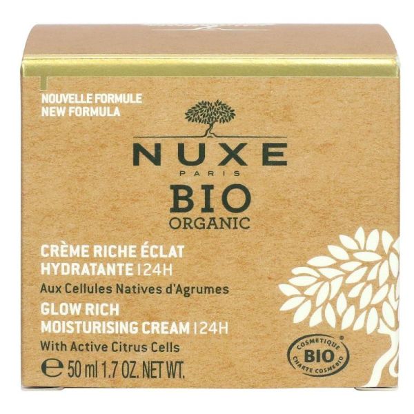 Nuxe Cr Riche Hydratante Eclat Bio 50Ml