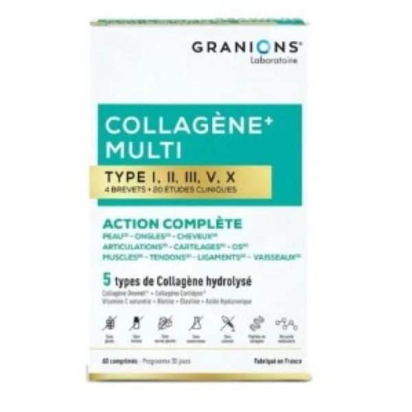 Granions Collagène multi action complète 60 comprimés