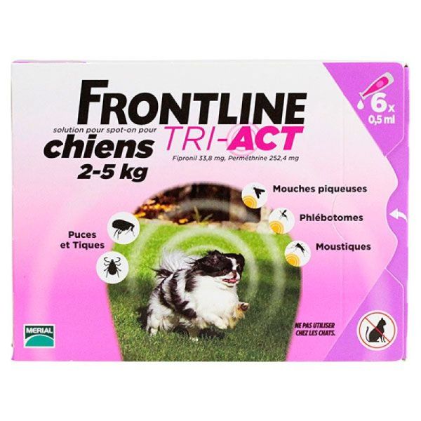 Frontline Tri Act Chien Xs Pip6