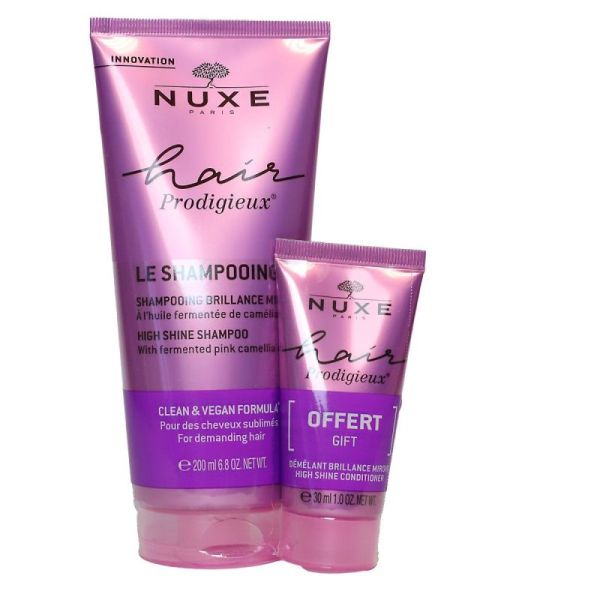 Nuxe Hair Prodigieux Le Shampoing 200 ml + Le Démêlant 30 ml