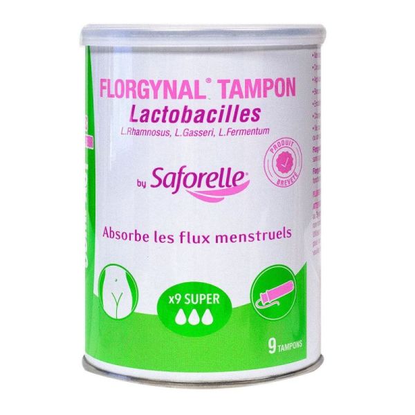 Florgynal Tampon Bte 9 Tamp Compact Super