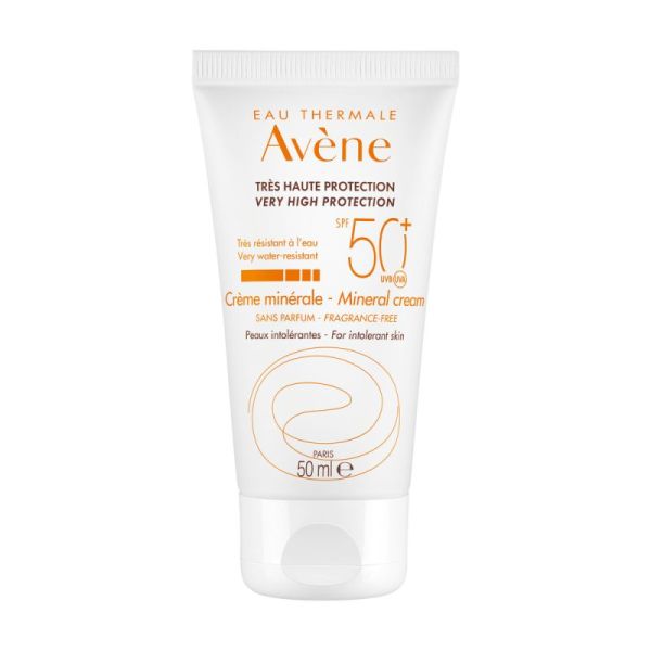 Eau Thermale Avène - Solaire - Très haute protection Crème minérale SPF 50+