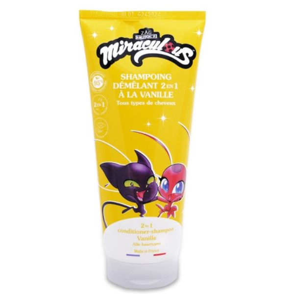 Miraculous Shampoing Démêlant 2en1 VANILLE 200ml