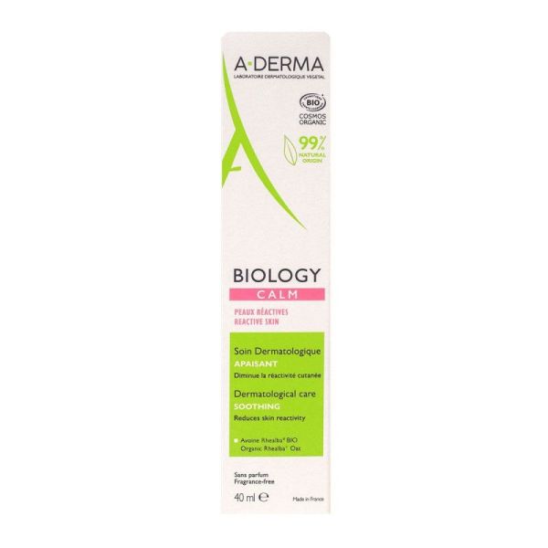 A-Derma Calm Soin Apais Dermat Bio 40Ml