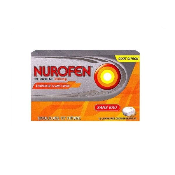 Nurofen 200Mg Citron 12 Cpr