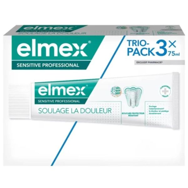 Elmex Sensitive Pro Tripack 3x75ml