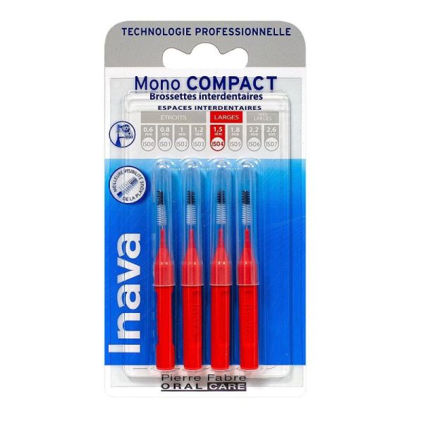 Inava Brossette Mono Comp Rouge 4