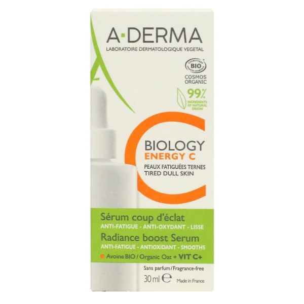 A-Derma Energy C Serum 30Ml