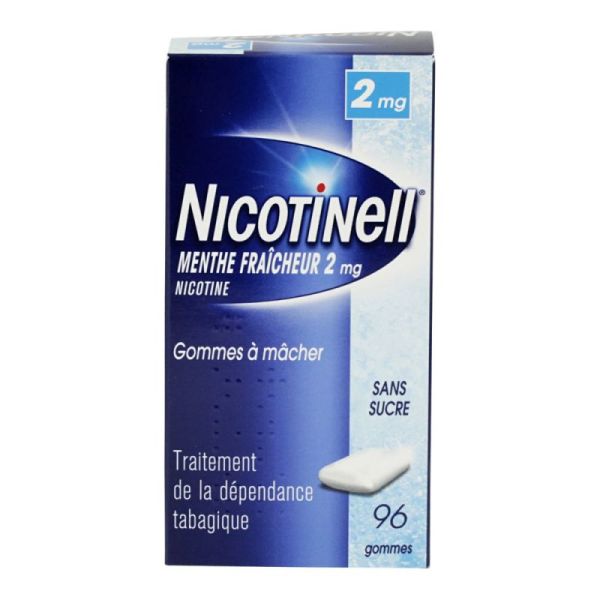 Nicotinell 2Mg Gomme Menthe S/S 96