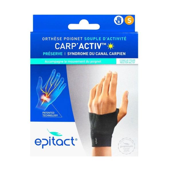 Carp'Activ orthèse poignet droit Small