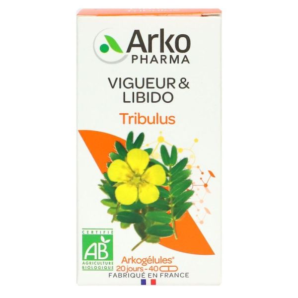 Arkopharma Arkogélules Tribulus Bio (40 gélules) - Tonus et vitalité