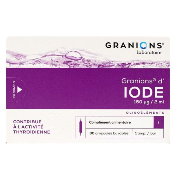 Granions Iode Amp Buv 2Ml 30