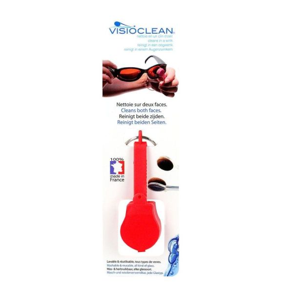 Visioclean Pince Nett Lunet Rouge